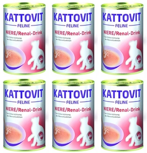 Kattovit Drink Niere/Renal kurczak 6x135ml puszka