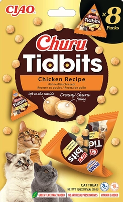 INABA Cat Churu Tidbits - kurczak 8x12g 