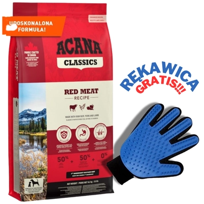 ACANA Red Meat Dog 14,5kg + RĘKAWICA DO CZESANIA GRATIS!!