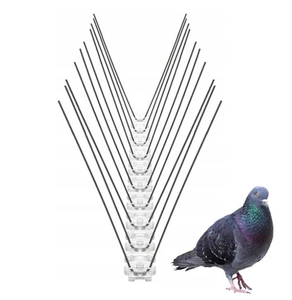 Kolce na ptaki, gęste odstraszające nierdzewne 50cm