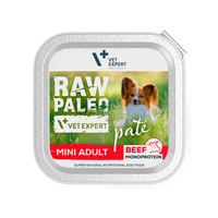 Vetexpert Raw Paleo Pate Mini Adult Beef 150g - wołowina tacka