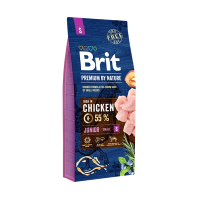 BRIT Premium By Nature Junior S 8kg /Opakowanie uszkodzone (6500) !!!