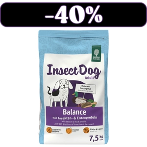 GREEN PETFOOD InsectDog Balance 7,5kg / data ważności 12.03.2026