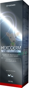 HEXODERM excellence Szampon regulujący mikroflorę skóry dla psów i kotów 200ml