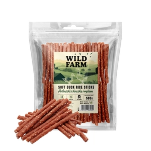 WILD FARM paluszki z kaczką i ryżem 500g przysmak dla psa