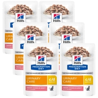 HILL'S PD Prescription Diet Feline c/d Salmon 6x85g saszetka