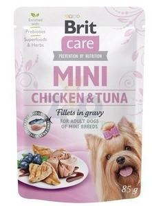 Brit Care Mini Chicken & Tuna fillets in gravy 85g