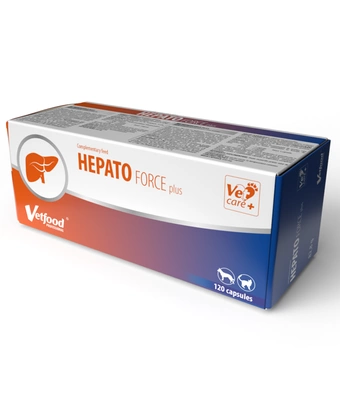 VETFOOD Hepatoforce Plus 120kaps.