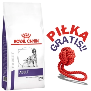 ROYAL CANIN Adult Medium Dog 4kg + PIŁKA GRATIS!!