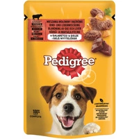 PEDIGREE Adult saszetka 100g - mokra karma dla psów z wołowiną z wątróbką w galaretce