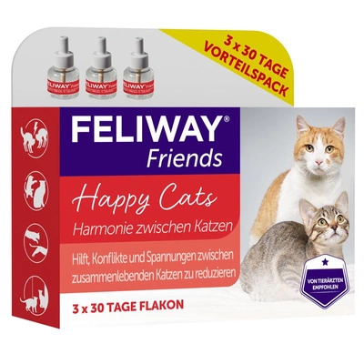 CEVA Feliway Friends wkład uzupełniający 3x48 ml z feromonem C.A.P. ECONOMY PACK