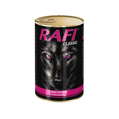 Rafi Classic z Indykiem i Marchewką w Sosie 1240g