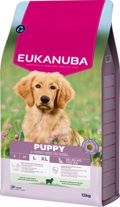 EUKANUBA Puppy&Junior Lamb&Rice Large Breeds 12kg / Opakowanie uszkodzone (957) !!! 