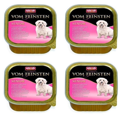 ANIMONDA Dog Vom Feinsten Senior smak: Serca Indyka 22x150g