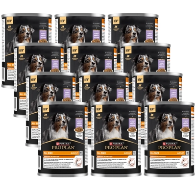 PRO PLAN Everyday Nutrition Adult Karma dla psów bogata w indyka w galaretce 12x400g