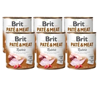 BRIT PATE & MEAT RABBIT 6x800g