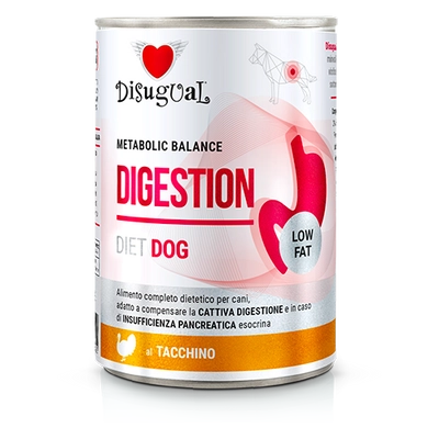 Disugual Karma mokra dla psa Weterynaryjna DIGESTION Indyk (dorosły) 400g