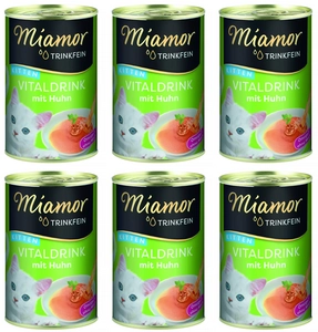 Miamor VitalDrink Kitten z kurczakiem 6x135ml