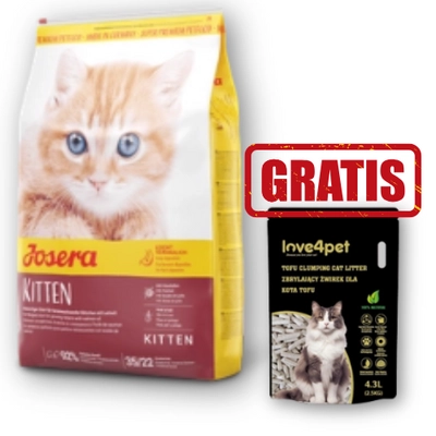 JOSERA Kitten 10kg + Żwirek GRATIS!!