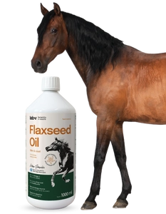 Lab-v Flaxseed Oil – 100% olej lniany tłoczony na zimno dla koni 1000 ml