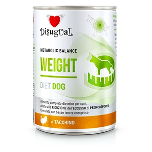 Disugual Karma mokra dla psa Weterynaryjna WEIGHT Indyk (dorosły) 400g