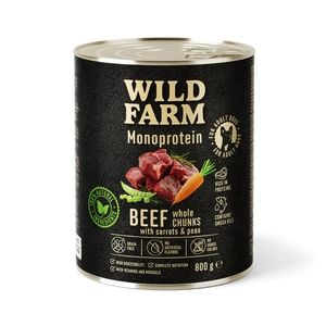 WILD FARM Monoprotein Beef 800g hipoalergiczna karma dla psa