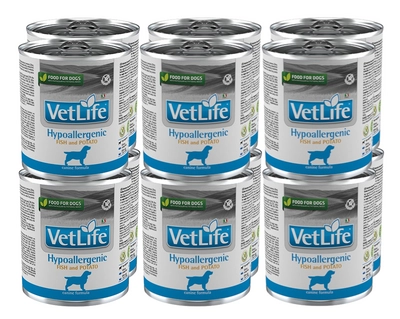 Farmina Vet Life Hypoallergenic Fish & Potato Dog 12x300g
