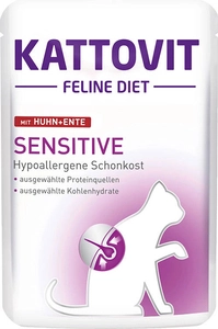 Kattovit Sensitive kurczak+kaczka 85g saszetka