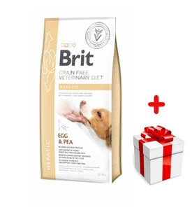 Brit gf veterinary diets dog Hepatic 2kg + niespodzianka dla psa GRATIS!