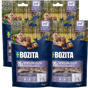 BOZITA Meaty Bites kaczka z dziczyzną przysmak pies 4x70g