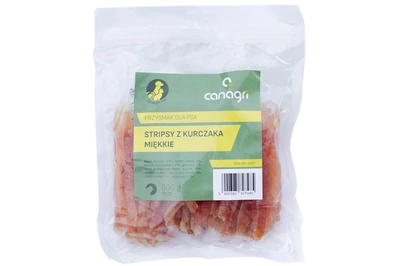 CAN AGRI - Przysmak dla psa, stripsy z kurczaka, miękkie 500g 