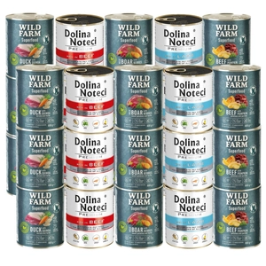 Dolina Noteci PREMIUM + WILD FARM Superfood Mix Smaków 30x800g