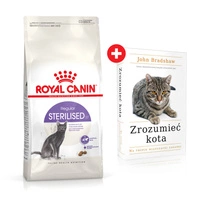 ROYAL CANIN  Sterilised 10kg karma sucha dla kotów dorosłych, sterylizowanych + Książka ,,Zrozumieć kota'' GRATIS