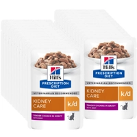 HILL'S PD Prescription Diet Feline k/d Kidney Care Wołowina 24x85g - saszetka