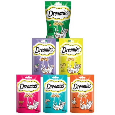 DREAMIES 6x60g - przysmak dla kota Mix Smaków