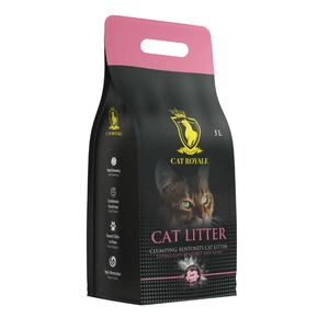 Cat Royale Baby Powder żwirek bentonitowy 5l - 3,9kg / Opakowanie uszkodzone (5068) !!!