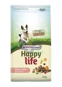 VERSELE-LAGA Happy Life Adult Mini Lamb 2,8kg/Opakowanie uszkodzone (4701) !!!