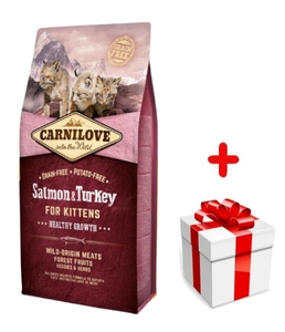 CARNILOVE Cat Salmon & Turkey For Kittens 6kg + niespodzianka dla kota GRATIS!