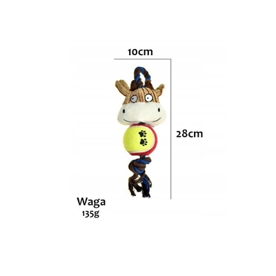 Sznur lina do przeciągania zabawka dla psa 28 cm