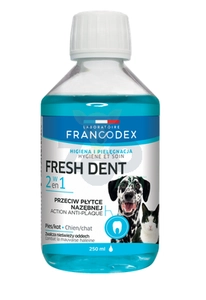 FRANCODEX Fresh dent- płyn do higieny jamy ustnej dla psów i kotów 250ml