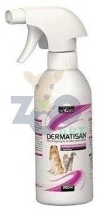 Dermatisan płyn nawilżająco-przeciwświądowy z alantoiną do pielęgnacji skóry psów i kotów 250ml