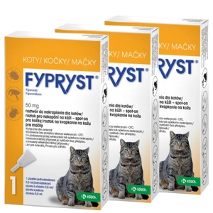 KRKA Fypryst Spot On Kot 50mg/0,5ml 3szt
