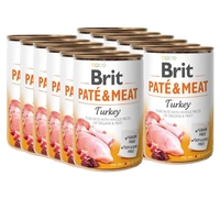 BRIT PATE & MEAT TURKEY 12x400g