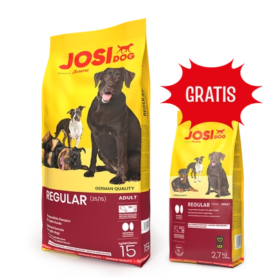 JOSERA JosiDog Regular 15kg + 2,7kg GRATIS!!