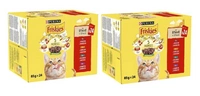 PURINA Friskies Cat mięso w sosie MIX smaków 48x85g