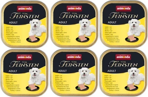 ANIMONDA Dog Vom Feinsten Adult indyk z żółtym serem 6x150g