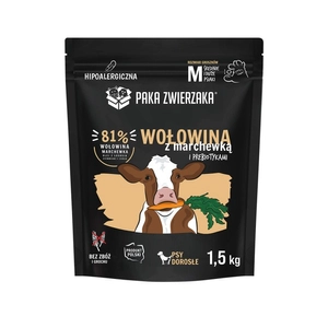 Paka Zwierzaka - Karma sucha SH Wołowina z marchewką "M" 1,5kg