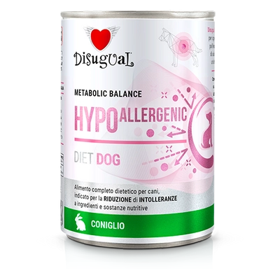 Disugual Karma mokra dla psa Weterynaryjna HYPOALLERGENIC Królik (dorosły) 400g