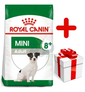 ROYAL CANIN Mini Adult +8 - 8kg + niespodzianka dla psa GRATIS!