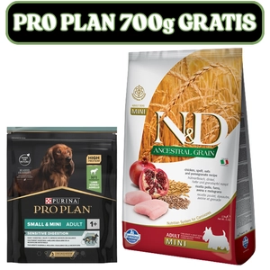 Farmina N&D  Ancestral Grain canine CHICKEN & POMEGRANATE ADULT MINI 7kg